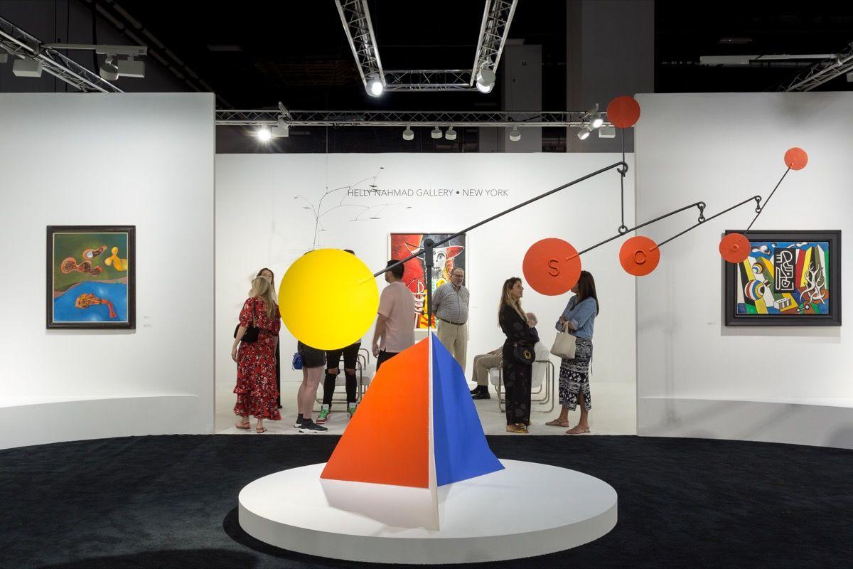 Primo e Secondo Mercato, 12_10_18, Installation view of Helly Nahmad Gallery's booth at Art Basel in Miami Beach, 2017.