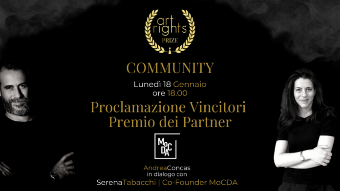 premiazione partner mocda art rights prize