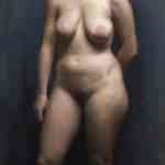 Nudo di donna, 2019, olio su tela, 100×50 cm